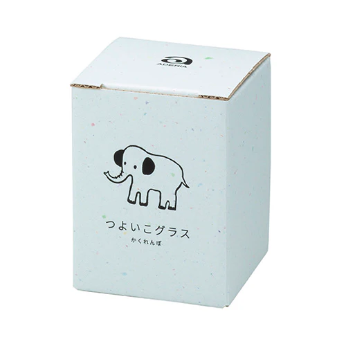 Small 'Hide & Seek' Elephant kids glass boxed 130ml - Image 4