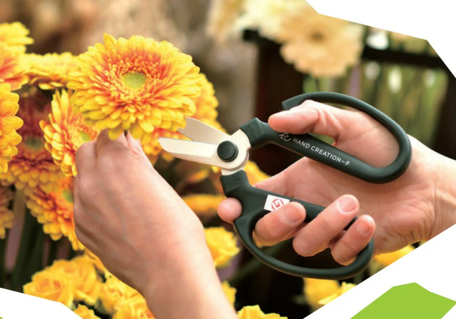 Sakagen F-170 Flower Scissors Moss Green - Image 9